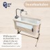 SNOW OWL™ เซ็ทเตียงนอนเด็ก All in One (ขาโยก)สี BEIGE  + เบาะนอนระบายอากาศ Gentle FlowZz ขนาด 50x87  